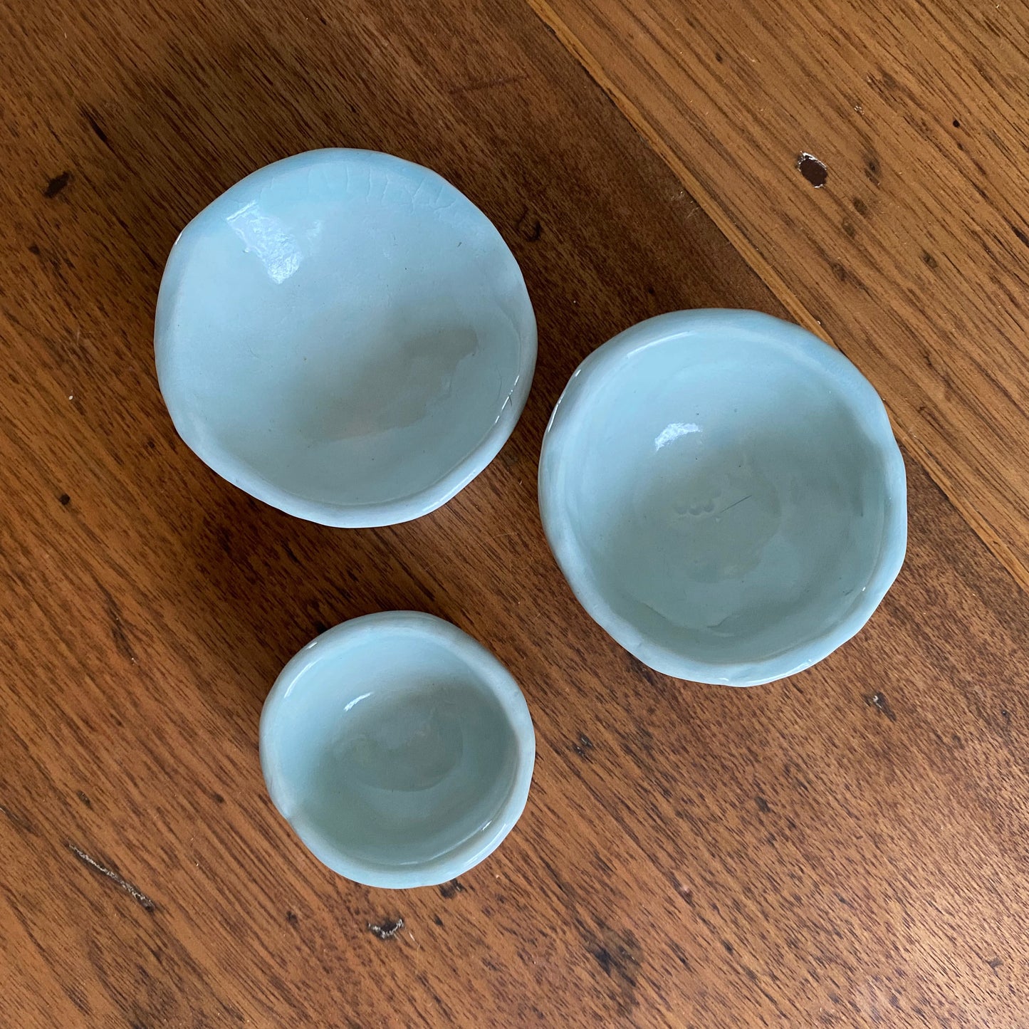 Pinch pots – sets of 3