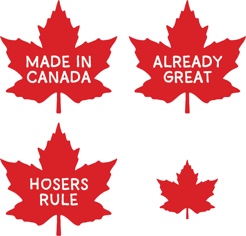 MADE IN CANADA Stickers