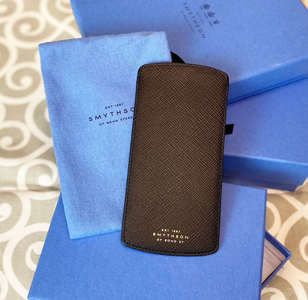 Smythson of Bond Street Panama Glasses Case