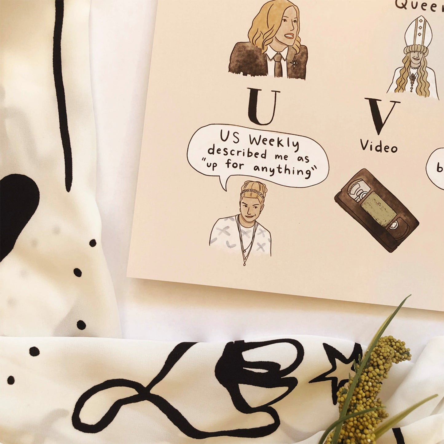 Schitt's Creek Alphabet Poster