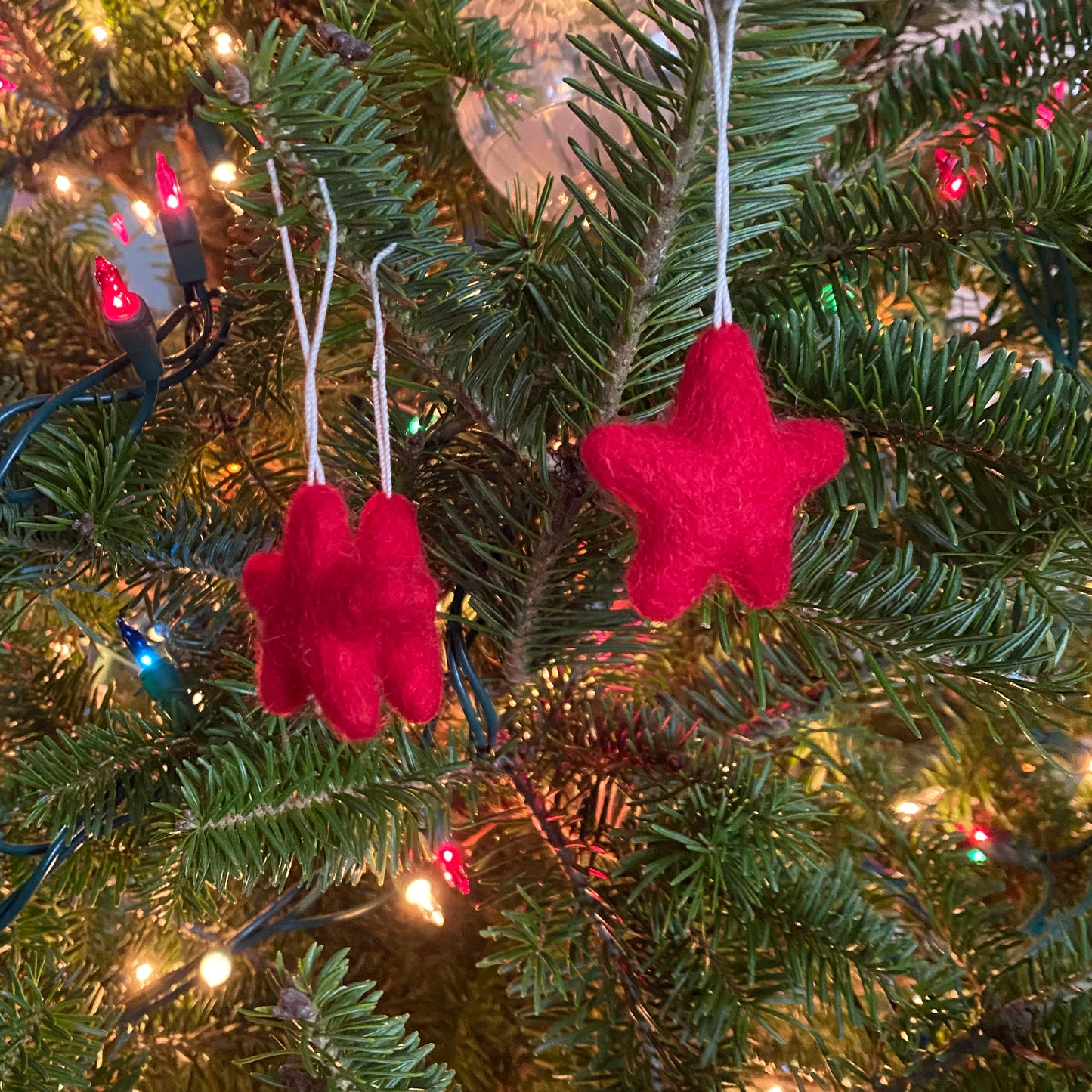 Darling Felt Ornaments - Stars and Hearts