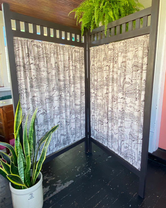 Antique Mission Screen/Room Divider