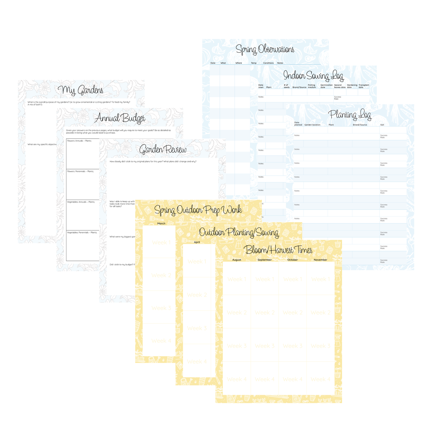 The Garden Keeper Planner & Logbook Beginner Bundle