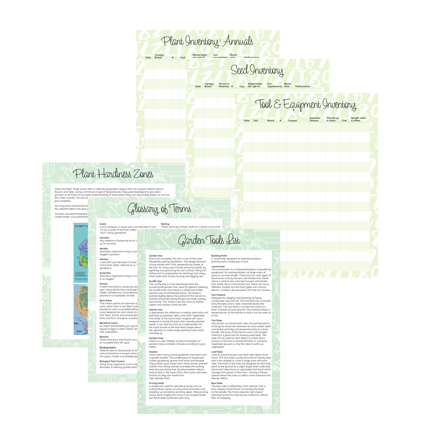 The Garden Keeper Planner & Logbook Beginner Bundle