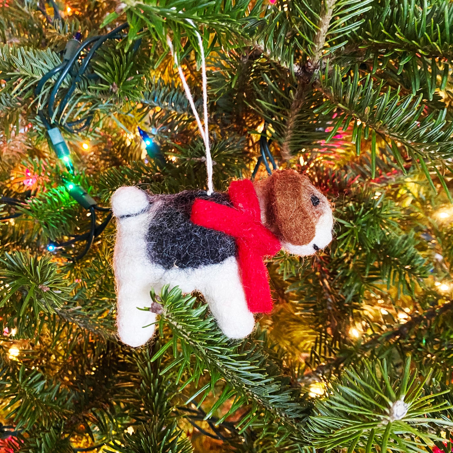 Handmade Felted Ornaments - Puppy Edition (set of 3)