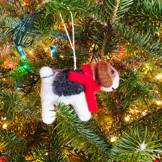 Handmade Felted Ornaments - Puppy Edition (set of 3)